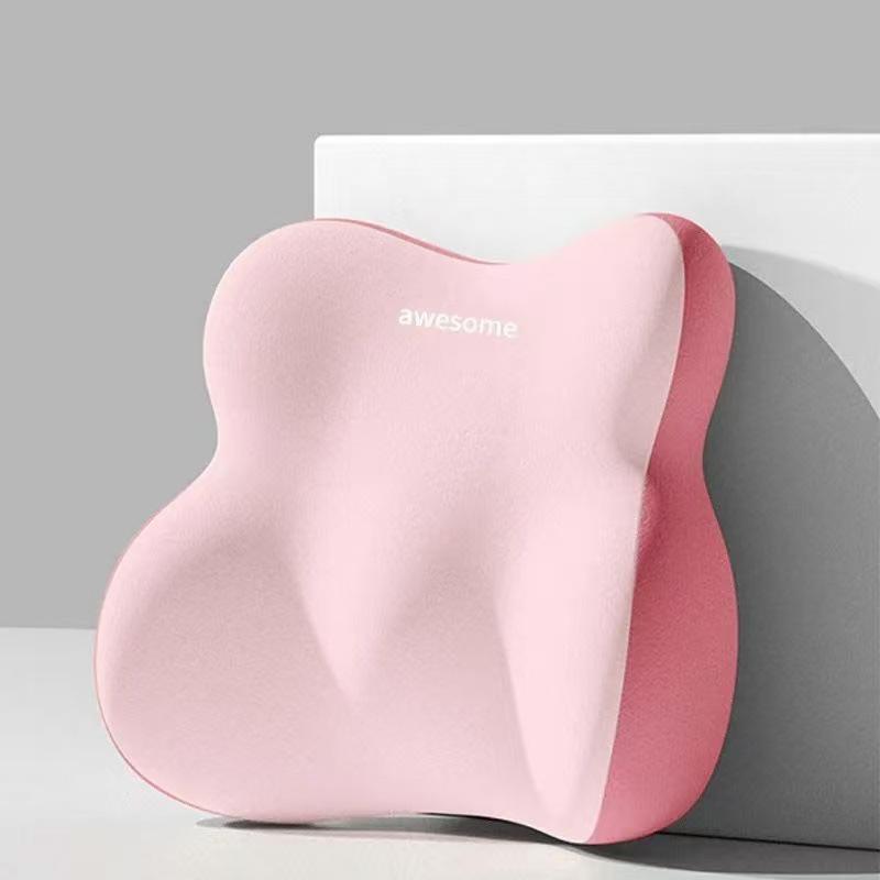 Curved Memory Foam Cushion - Coccyx Comfort; Ideal Pressure Relief for Car or Office, 1PC