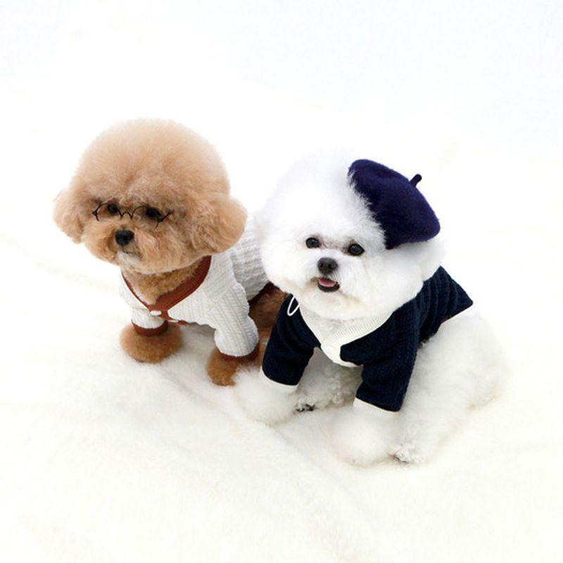 KINIKINI KINI TWISTED LOGO CARDIGAN-IVORY (Cardigan)