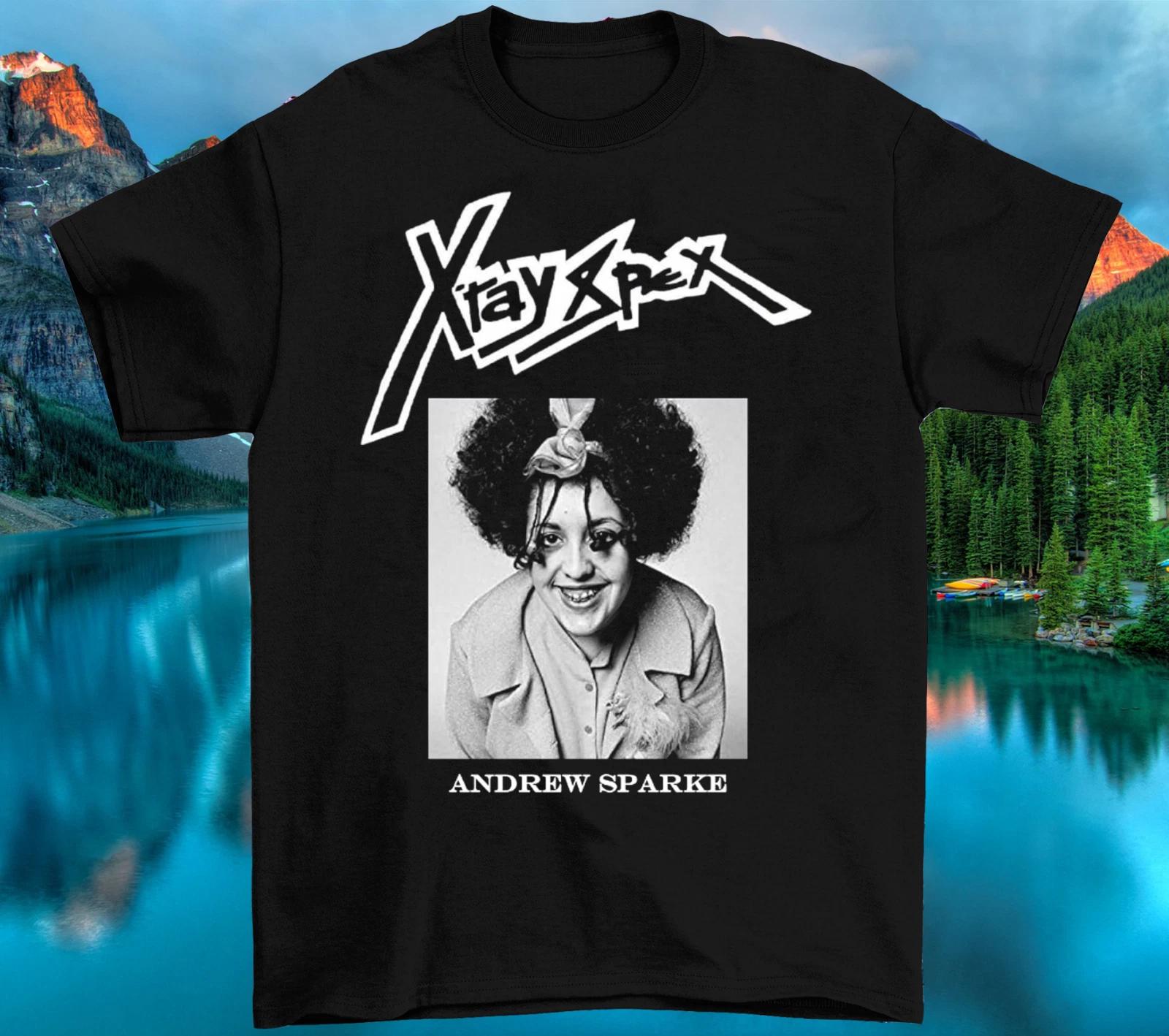 New Rare! XRay Spex Band Heavy Cotton Black S-5XL Unisex Shirt TR307 S