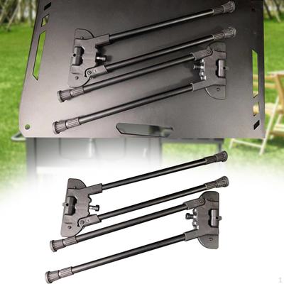 Skateboard Stool Legs 4 Parts Brackets Portable Creative Aluminum Alloy DIY Folding Table