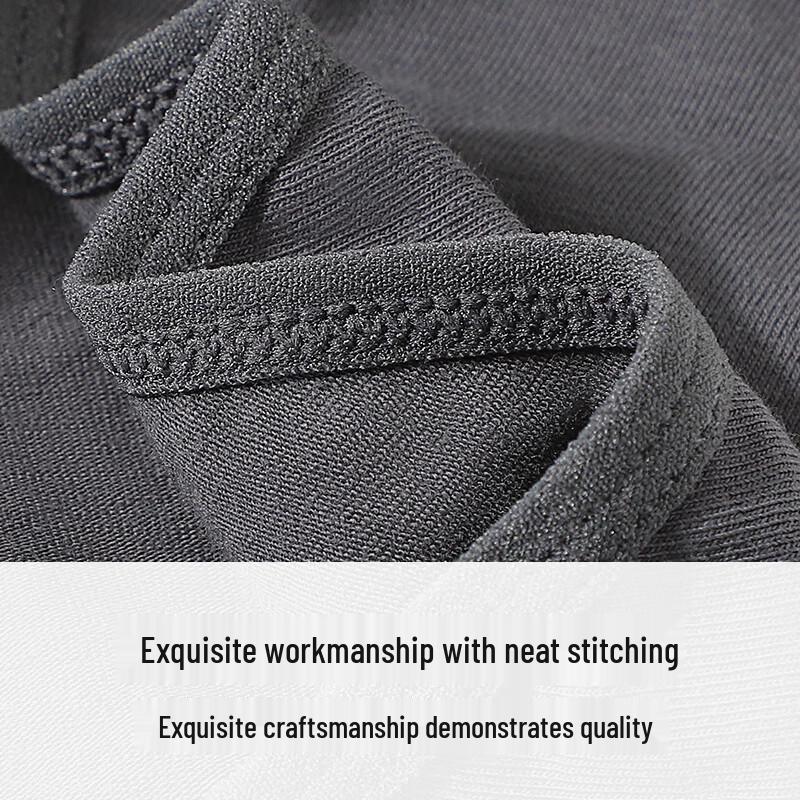 Lonsa Men's 5A Antibacterial Breathable Triangle Briefs 4-Pack