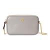 GG Marmont Doppio G Logo Zip Catena Pelle Borsa a Tracolla Borsa da Donna Grigio 772759-CAO0G-1440