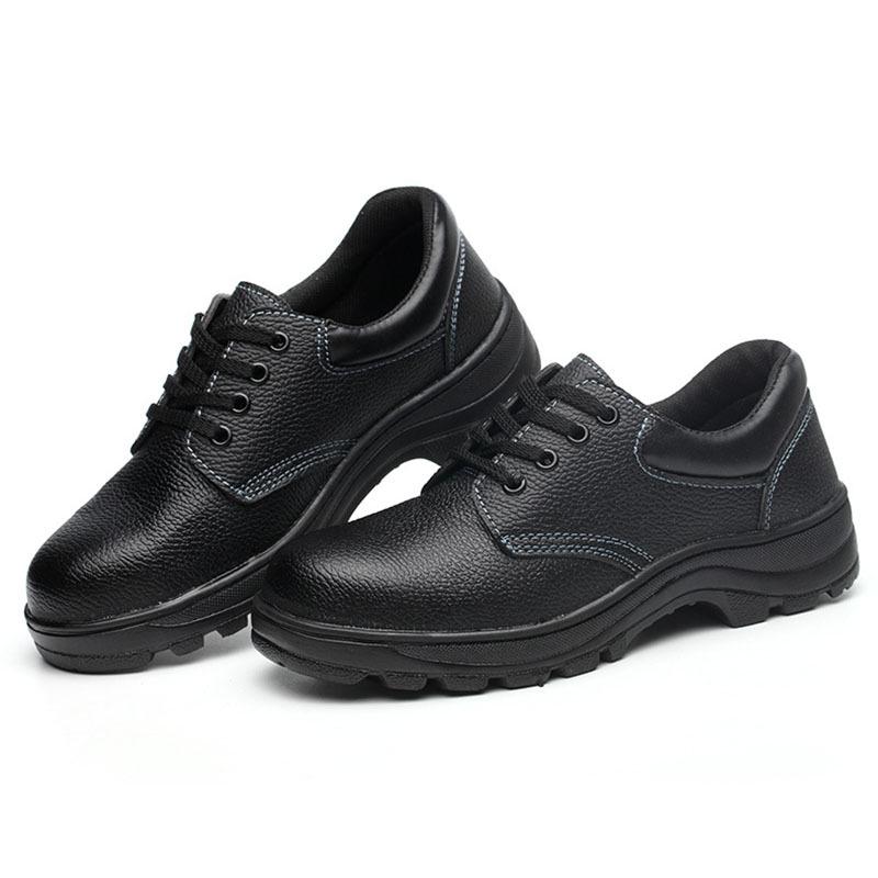 Pánská prodyšná pracovní obuv odolná proti nárazu a propíchnutí - Odolná proti oleji a kyselinám a protiskluzová ochranná obuv