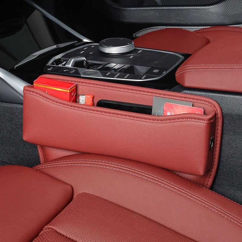 Universal Car Seat Gap Storage Box Auto Console Side Pocket Seat Crevice Organizer Car Interior Accessories Accesorios Para Auto