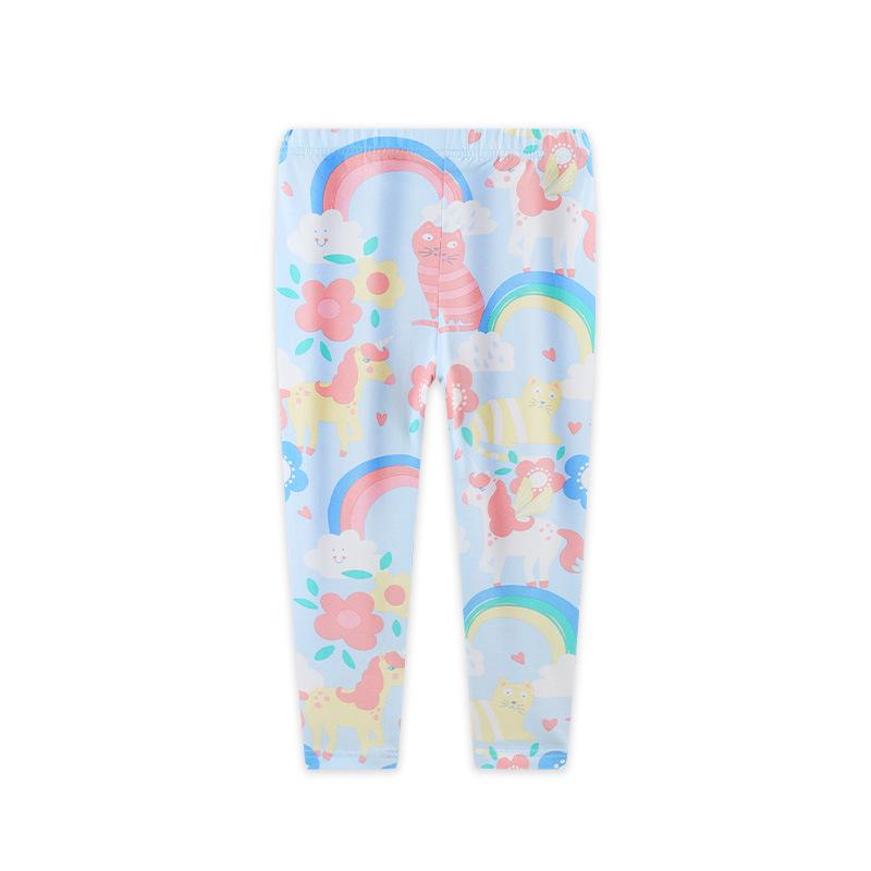 European & American Style Unicorn Leggings - Fall Fashion for Girls 4 Years