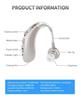 New Digital Wireless BTE Hearing Aid for Seniors with Charging Case