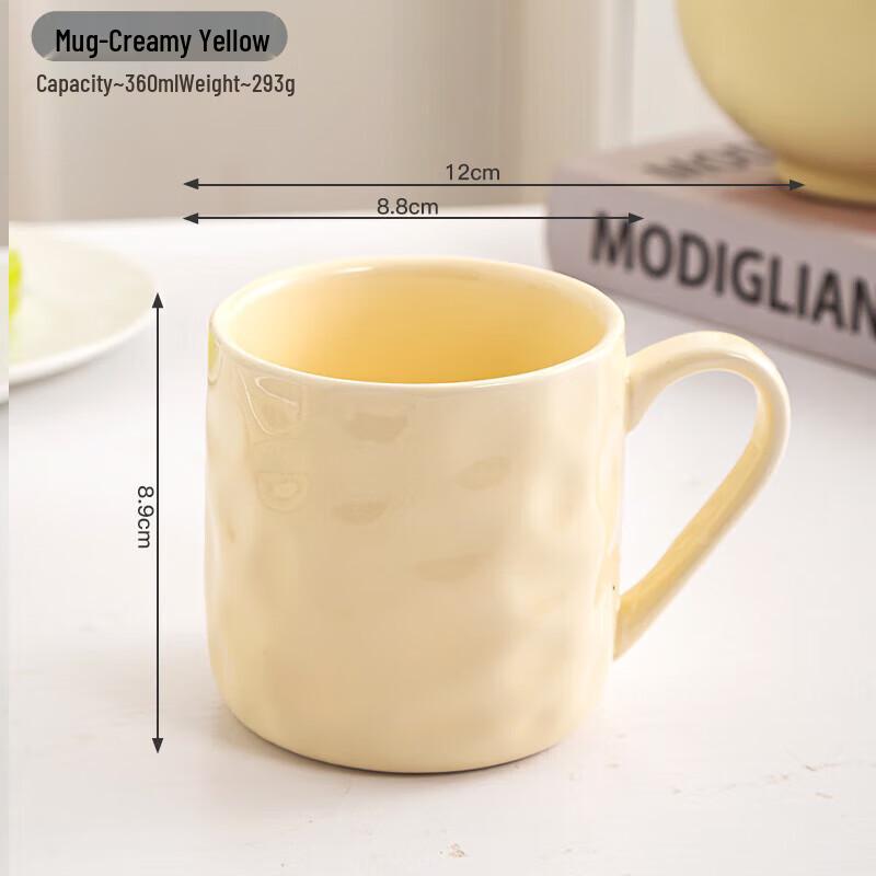 Xiderun Gradient Ceramic Mug with Spoon