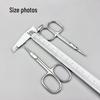 Stainless Steel Russian-Style Cuticle Nippers with Curved Tip & Pusher