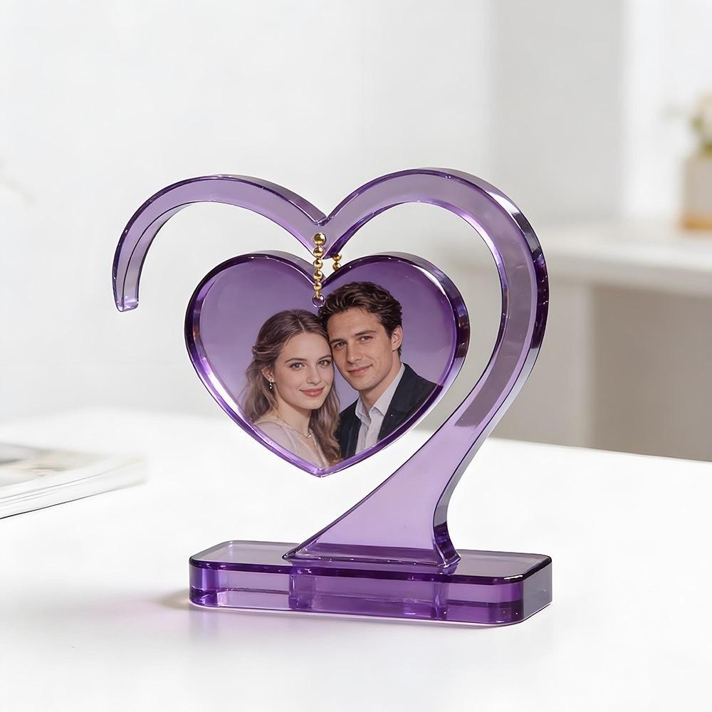 Flexible Heart-Shaped Frame Mold Reusable Love Heart Photo Frame  Gift Making