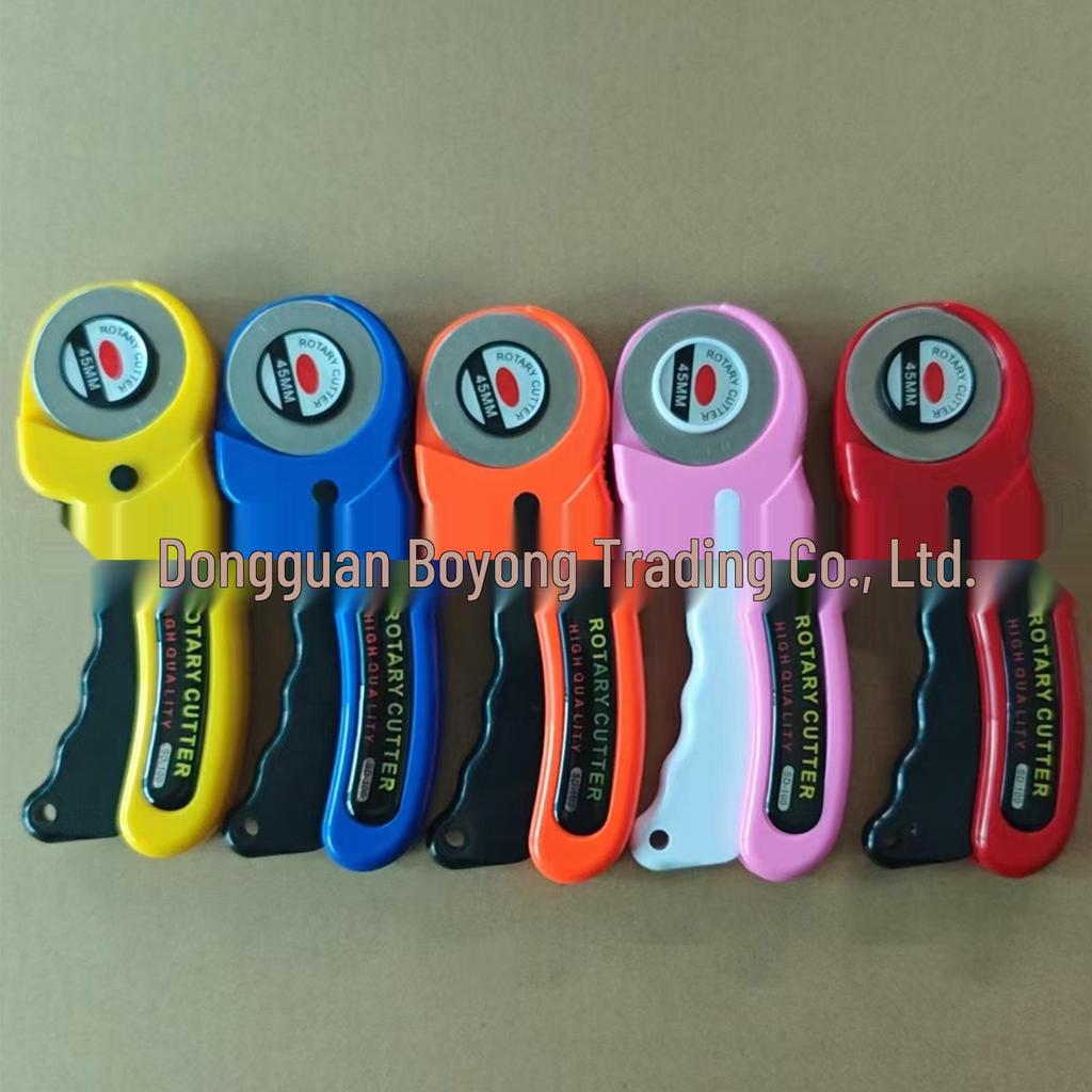 45mm Rotary Fabric Cutter with Blade Handle for Cloth and Leather