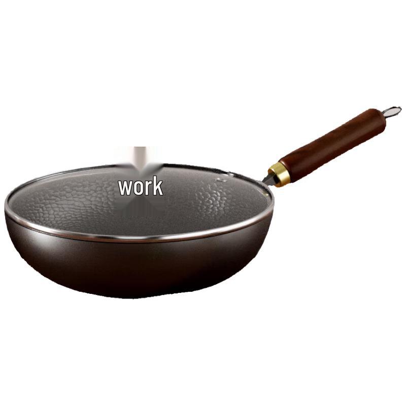 Wenlunshan 32cm Hammered Titanium Wok