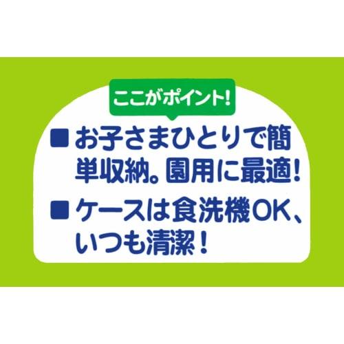 Skater Children's Chopsticks and Chopstick Case Set, Shimajiro Picnic Design, Made in Japan, 16.5cm, ABS2AM