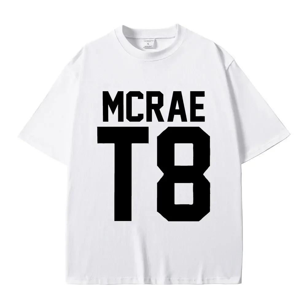 Singer Tate Mcrae T8 Music T Shirts Men's Women Vintage T-shirt Cotton Short Sleeve Tee Tops for Fans Gift