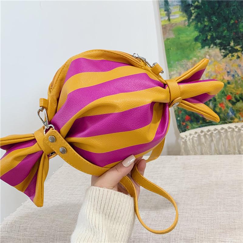 Ladies Luxury Bags Csw003 Women's Kawaii Candy Design Girl Handbag And Purse Sweet Lolita Daily Clutch Chain Crossbody Messenger Bag Sugar Shaped Shoulder Bag