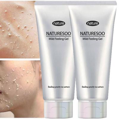 Naturesoo jemný peelingový gel hypoalergenní obličej, tělo velká kapacita, 120 ml, 2 jednotky