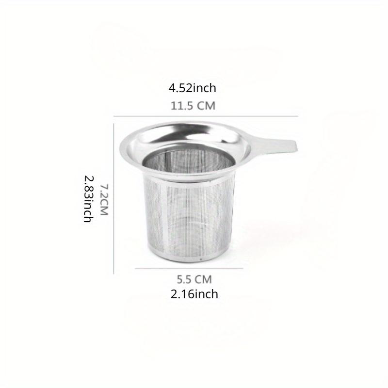 1pc Stainless Steel Tea Strainer, Tea Drain, Tea Partition, Tea Ball, Cup, Kettle, Tea Strainer, Inner Gall, Tea Brewer
