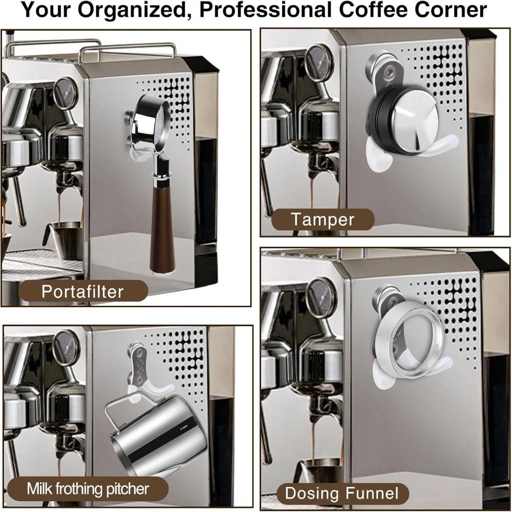 Magnetic Portafilter Holder Wall Mount Magnet Hook Espresso Accessories Organizer Home Cafe