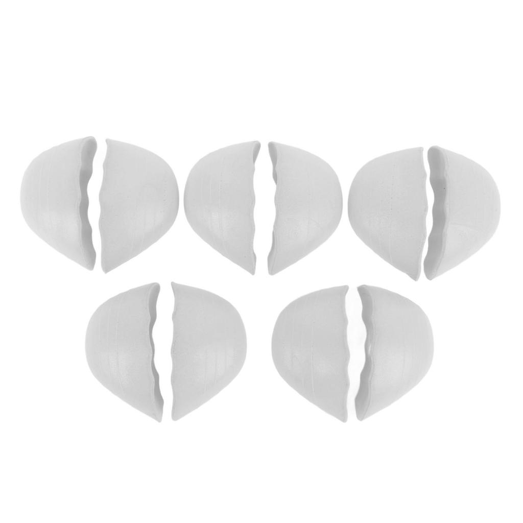 5 Pairs Runde Schuh Füller Einsatz PU Schaum Dicke Weiche Zehen Kissen Füllstoffe Halbe Größe Schuh Füller für