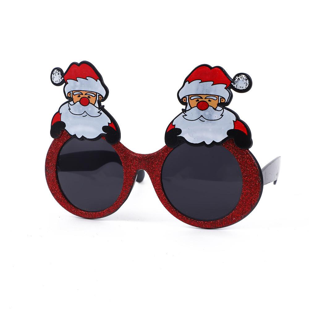 Стильные полуободковые очки для рождественских вечеринок и креативные фотоаксессуары Style 10