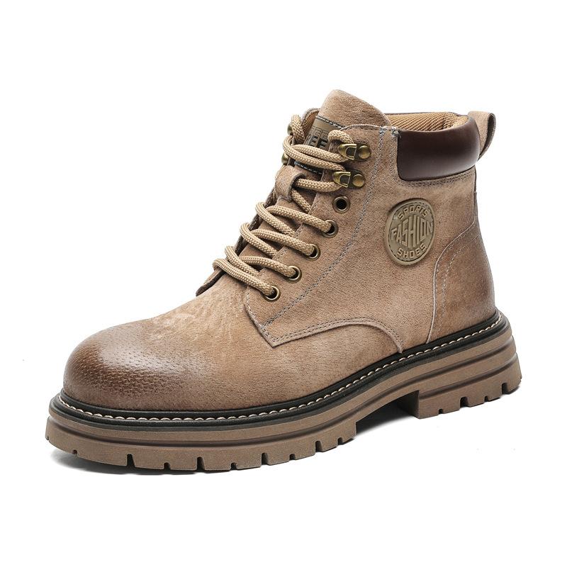 

Martin boots men s 2024 new men s rhubarb boots retro tooling boots casual high-top men s shoes 3509-J 44 пісочний