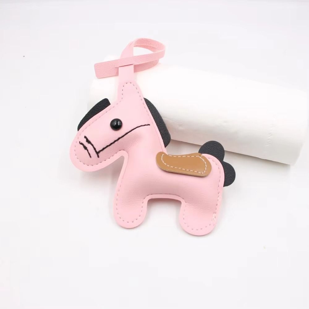 Lightweight Design Horse Keychain Pendant Vintage Style Cartoon Horse Pendant Year Of Horse
