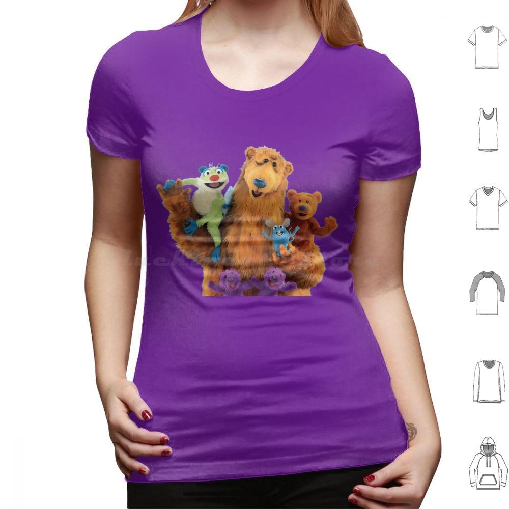 Bear And Friends T Shirt  Cotton Cool Tee Bear In The Big Blue House Bear Nella Grande Blu Bear En La Gran Azul 90 Cartoon