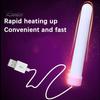 2Pcs USB Heating Rods Safe Warm Stimulation Convenient Unique Warmer Sticks for Men's Masturbation Cup