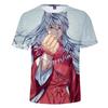 Summer Round Neck 3D Japanese Anime Jujutsu Kaisen Gojo Printed Top Fashionable Casual Short Sleeved Children's Boy T-shirts