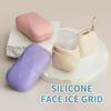 Silicone Cube Tray Shape Face Facial Ice Roller Face Massage Roller Freezing Facial Reusable Ice Face Roller Skincare Tool