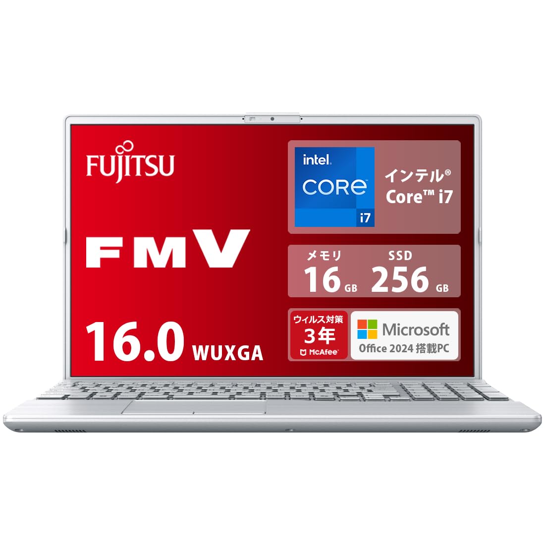 

Fujitsu Laptop FMV LIFEBOOK Office compatible Disc AH series WA3/J3 (MS 2024/Win 11/16.0 type/Core i7/16GB/SSD 256GB/BDXL Blu-ray Drive) AZ_WA3J3_Z663