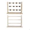 Elegant Wooden Jewelry Stand for Organizing Bangles and Chains
