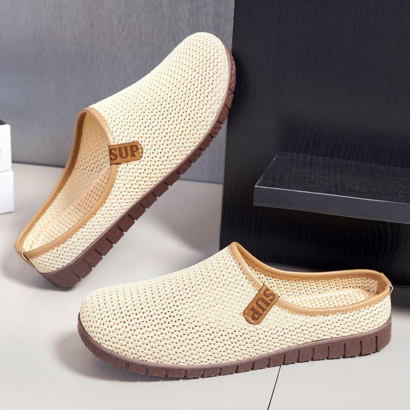 Новые летние тапочки Baotou с сеткой удобные и дышащие сандалии для ношения тонкой повседневной обуви на улице 41 2158₽