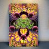 Flying Rhino Psychedelic Goa Trance Music Metal Poster - Sign - Size:20x30cm Good
