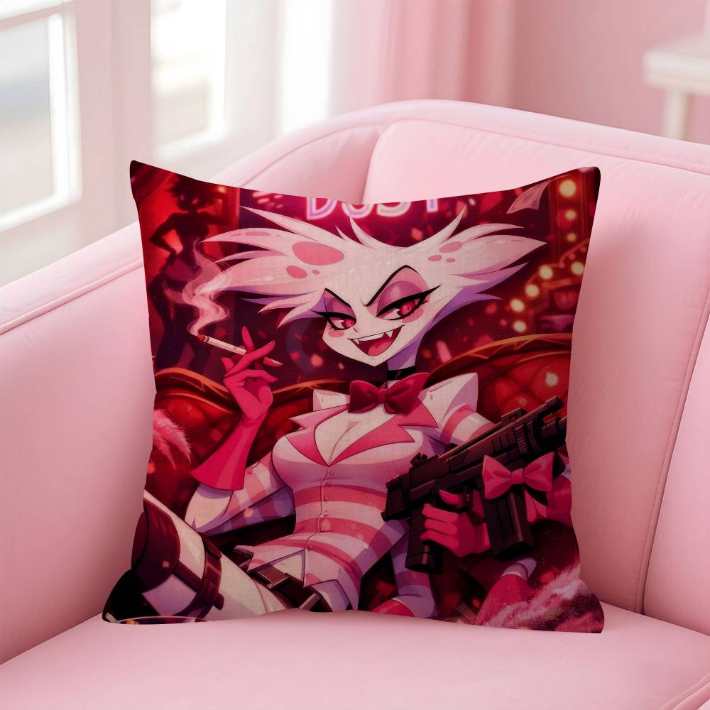 Anime Hhazbin Hhotel Angel Dust Personalisierte Kissenhülle Kinderzimmer Wilde Party Dekor Kissenbezug Kind Geburtstag Dusche Geschenk