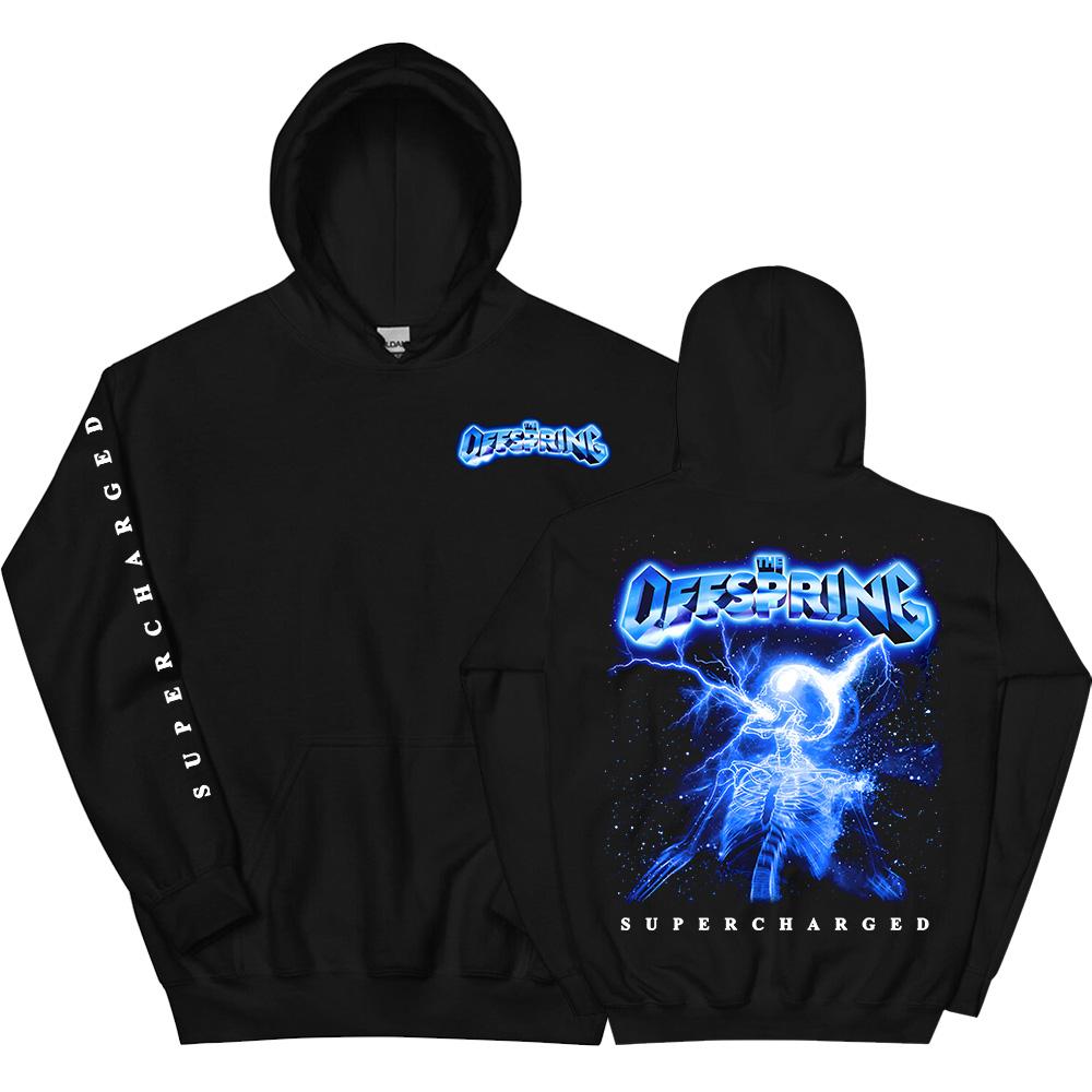 SUPERCHARGED Hoodies The Offspring Rock Band Printing Sweatshirts Oversized Long Sleeve New Album Graphic Fleece Pullovers Men Women Clothing Top 4XL