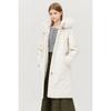 Benetton Fox Fur Hooded Down Jacket Bapde7561