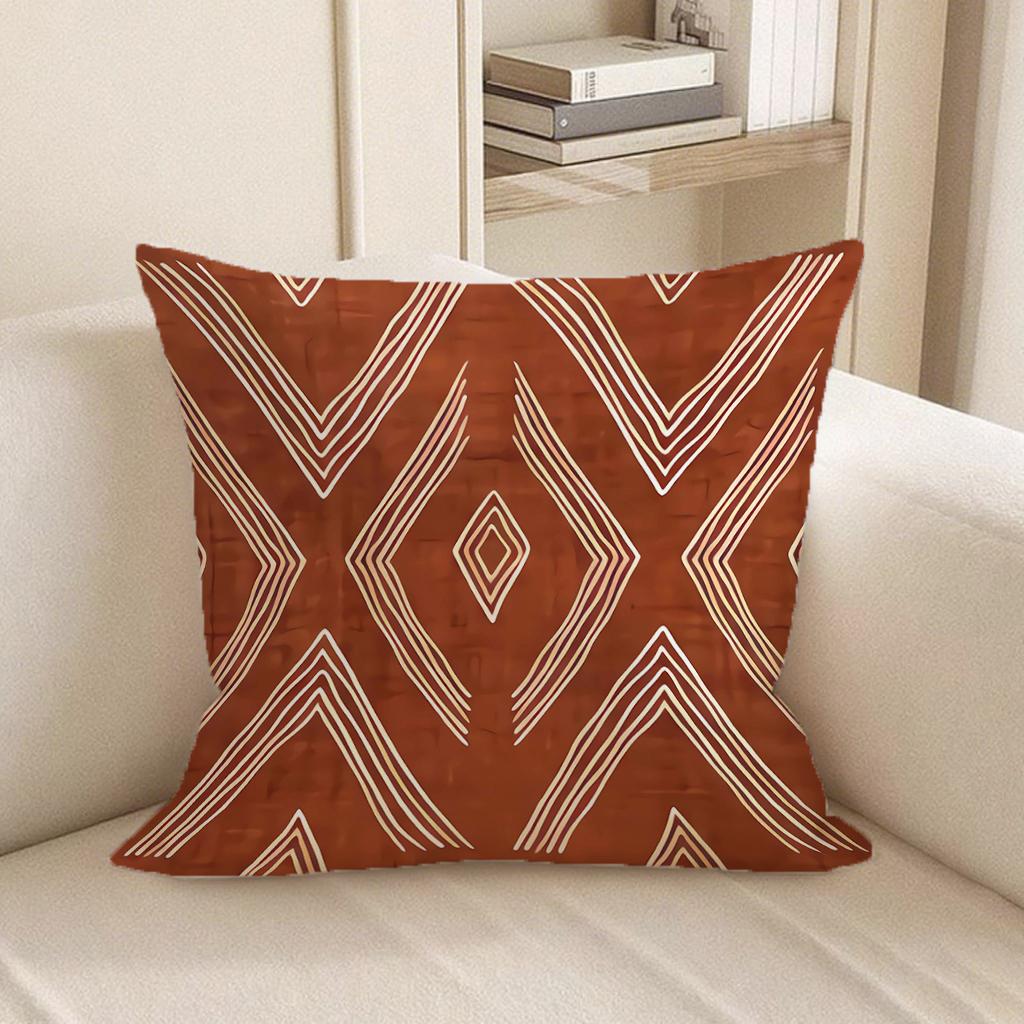 Stylish Geometric Pattern PillowcasesSuitable for sofa car bedroom decorative cushion cover pillow cover 45x45cm