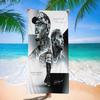 C-Chris B-Brown Rapper Classic Movie Big Microfiber Beach Towels Quick Dry Towel Sand Beach Towels Pool Towel for Travel Swim