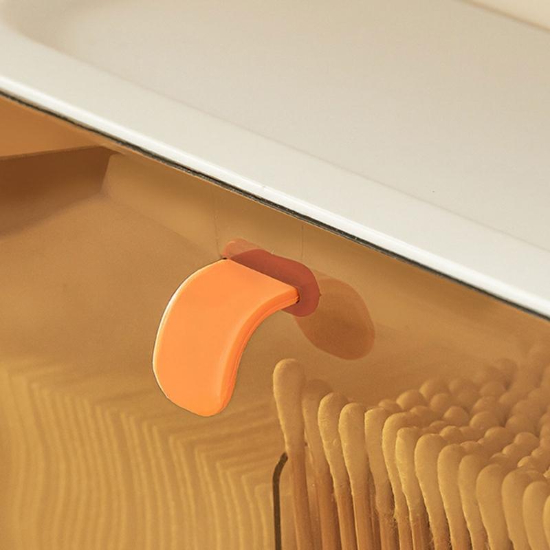 Wall Hanging Storage Box for Jewelry and Cosmetics Space Efficient Bathroom Organizer Dustproof Makeup Accessories Case