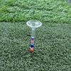 10Pcs Unbreakable Acrylic Golf Tees American Flag Design High Strength Big Cup 8
