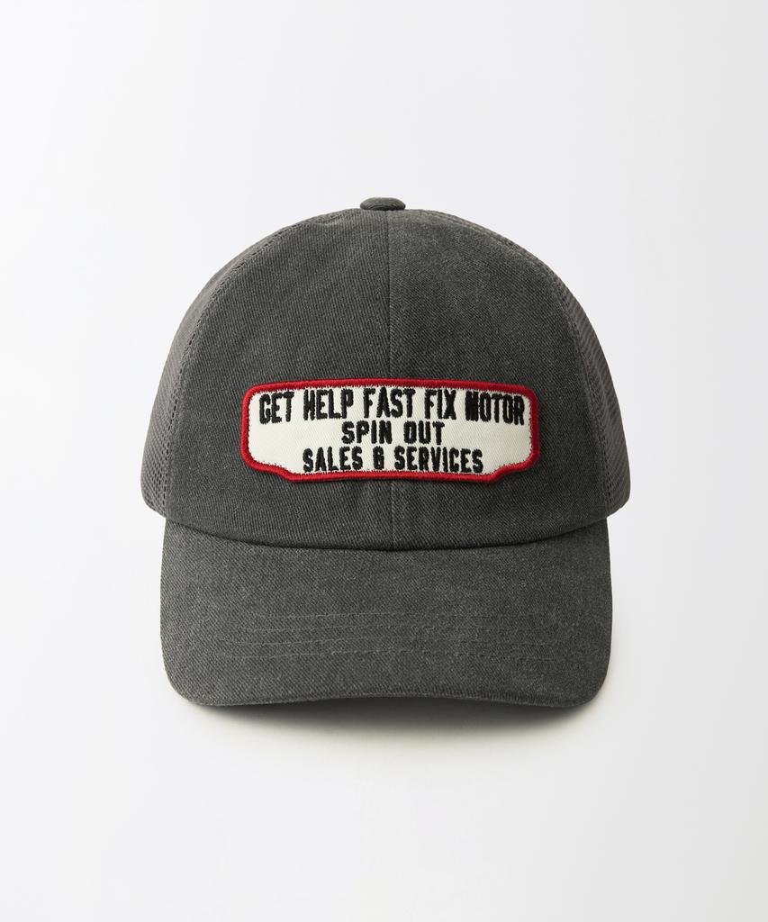OUTSTANDING Mot Series Cap(Spin Out)_Pigment Charcoal