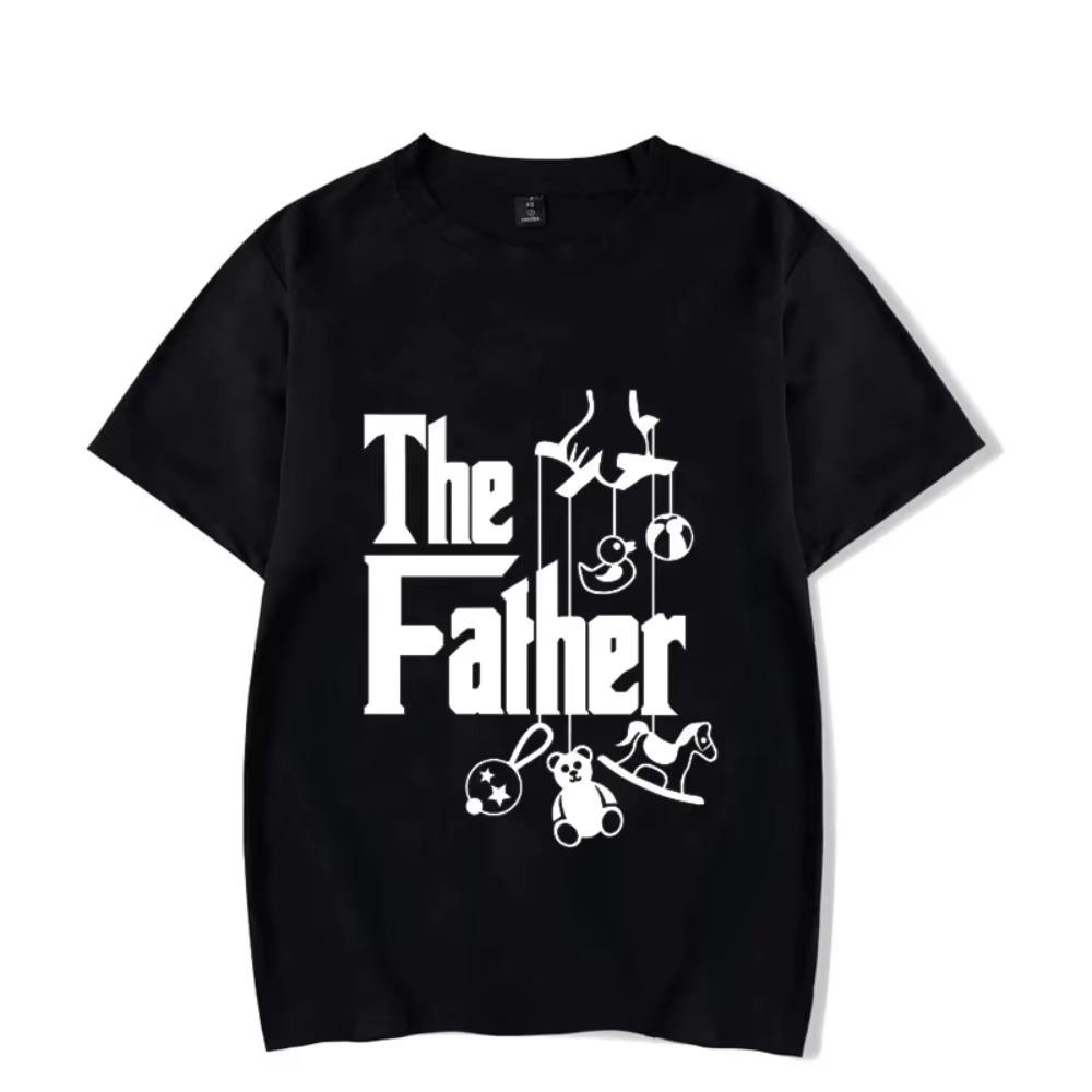 The Father Funny Father's Day T-Shirt for New Dad First Time Dad Harajuku Classic Tshirt Men HCotton Short Sleeve Cool Tees #310