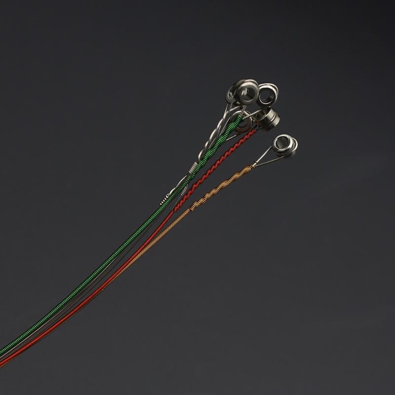 6PCS Professional Electric Guitar Strings Acoustic Guitar Accessories Music Performances Strings Stainless Steel Texture