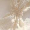 Ice Silk Arm Cover Sun Protection Pleated Puff Bubble Sleeves Women Summer Accessories Beige