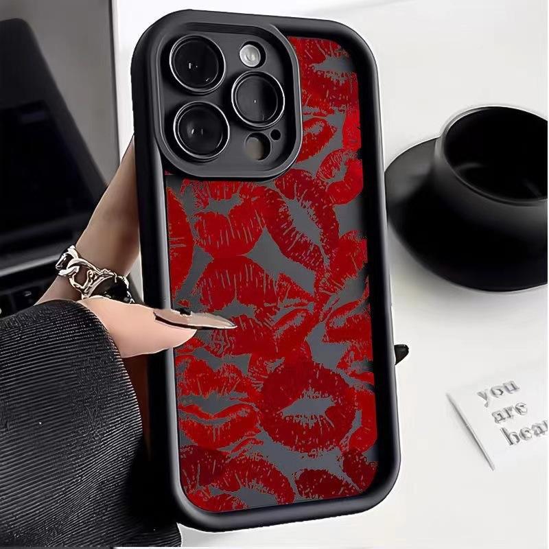 Full screen Dudu mouth is suitable for Apple 15plus mobile phone case 16promax cute iPhone13 anti-drop xr personality