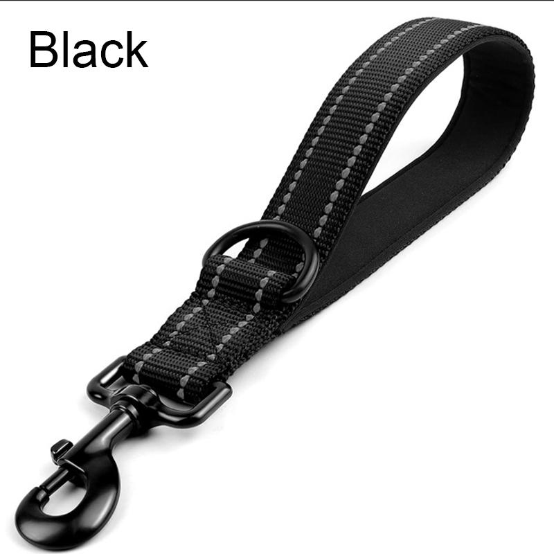 Dog Reflective Short Dogs Nylon for Dog Walking Rope Diving Material Dogs Leashes Zinc Alloy Lock Lockable 360 Degree Rotation