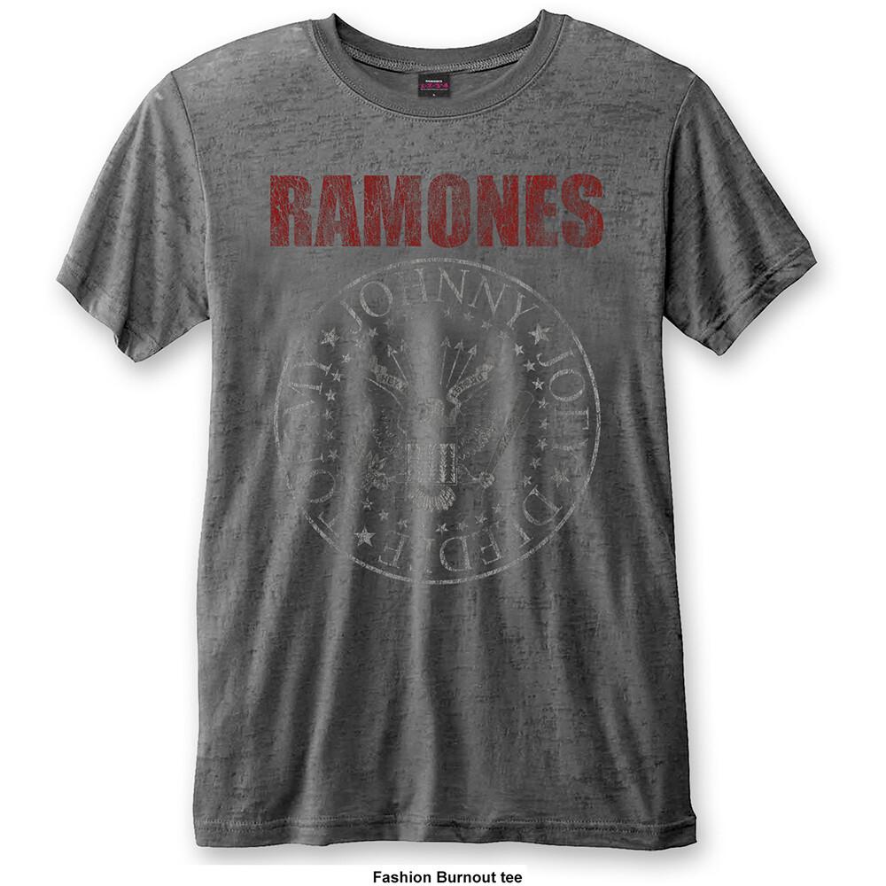 The Ramones Presidential Seal Burnout Official Merchandise T-Shirt XL