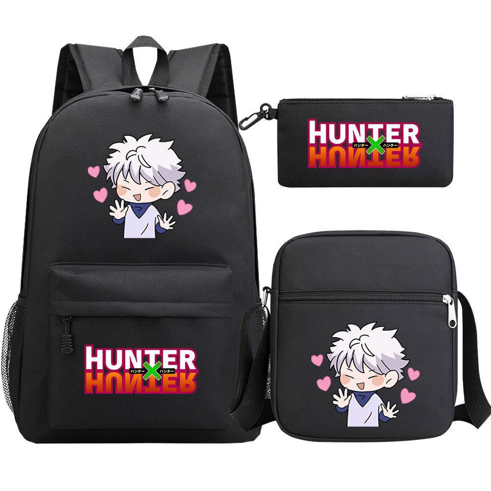 Animation, Full-Time Hunter, Young Students, School Bags, Men'S And Women'S Leisure Travel, Backpacks, Trendy Computer Bags