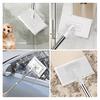 Mini Mop with 4 Reusable Clothes Flexible Easy Assembly Pet Hair Remover Mop Bathroom Corner Mop Wet/Dry Cleaning Tool