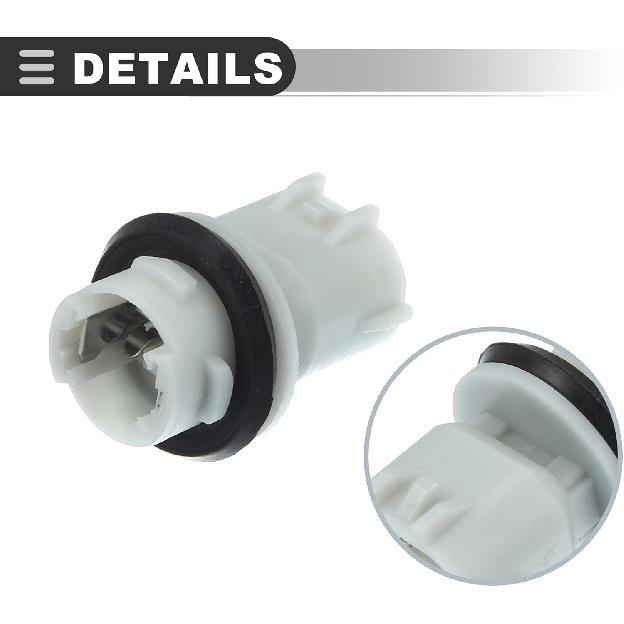 Motoforti Turn Signal Light Bulb Socket Holder, for Toyota Avalon 1995-1999, Plastic, 90075-60001/81945AC030, Gray, 3pcs